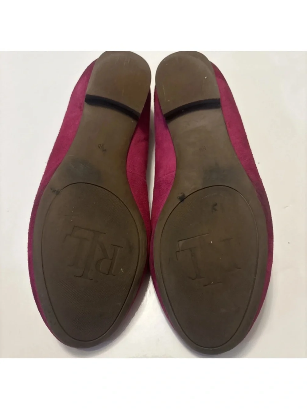 Lauren Ralph Lauren Women’s Camern Slip-On Ballet Flats In Geranium No Box Sz 9 - Picture 2 of 16
